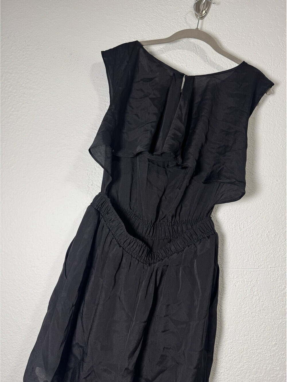 Bcbg Generation Open Back Black Short Romper Size Medium - Picture 2 of 4